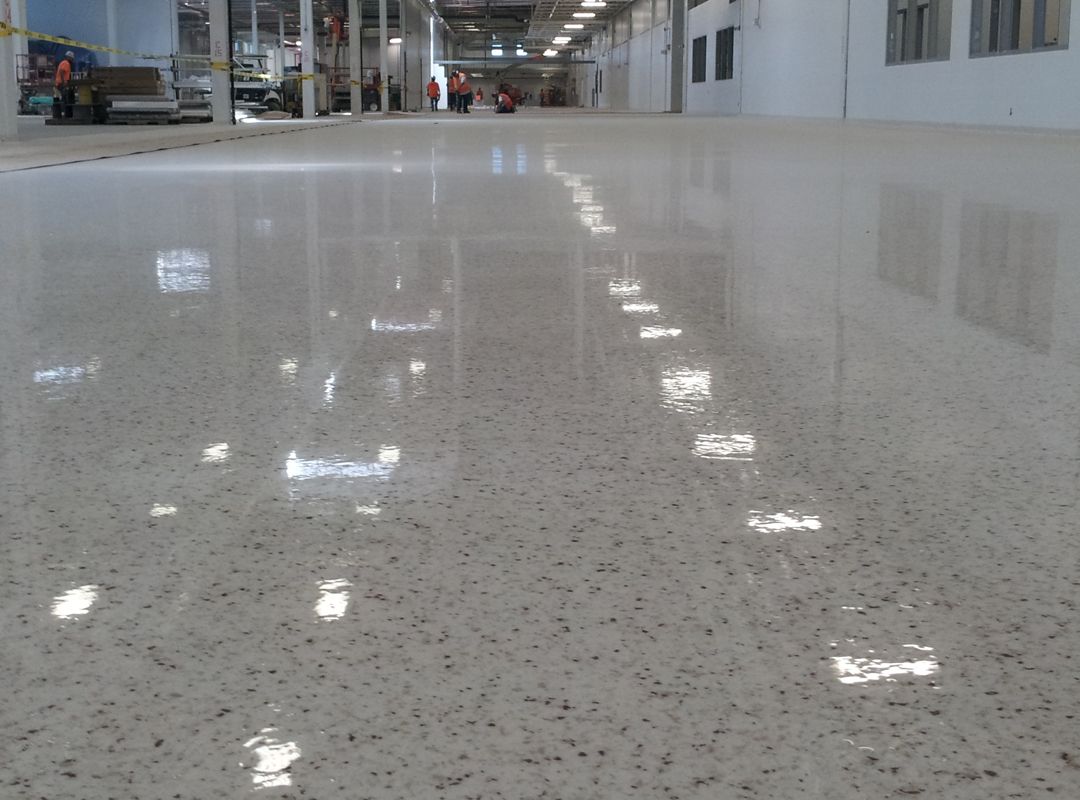 commercial flooring installed for architect