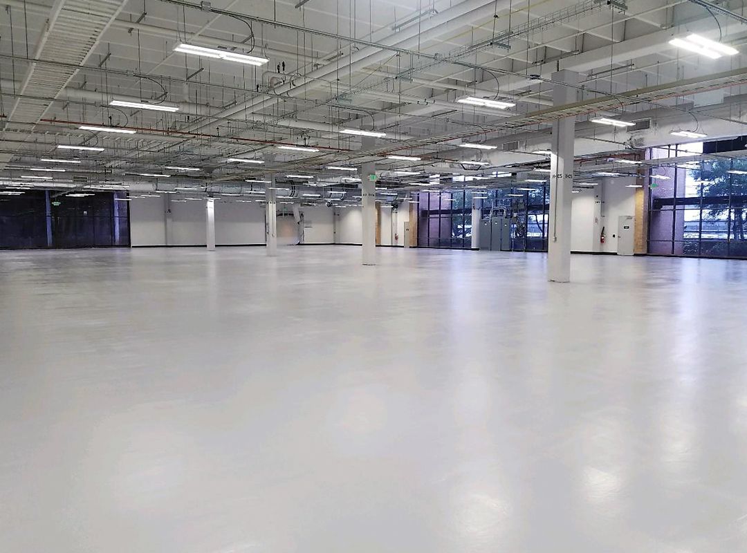  urethane floor coating in commercial setting
