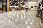 polished concrete retail store flooring solution for American Eagle